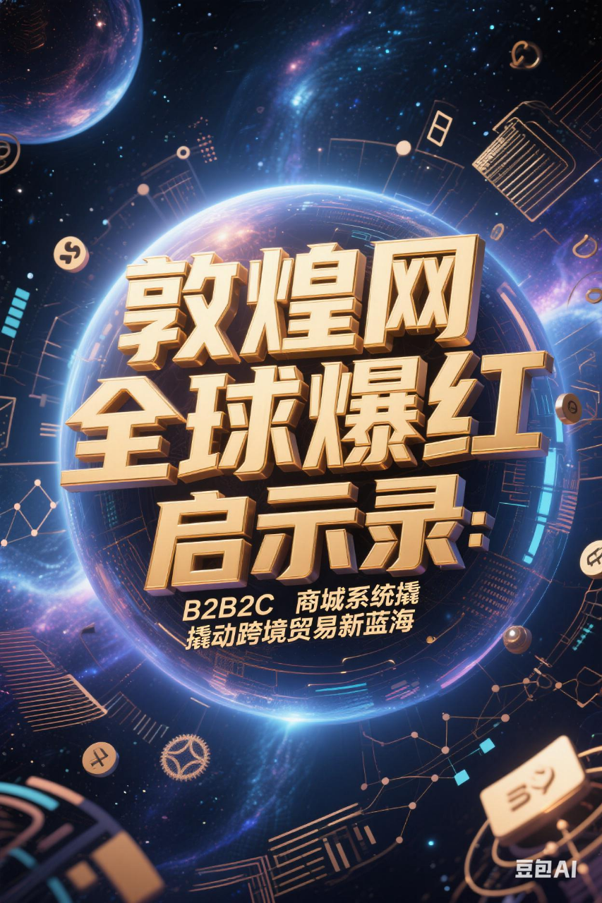 敦煌网全球爆红启示录:B2B2C商城系统撬动跨境贸易新蓝海