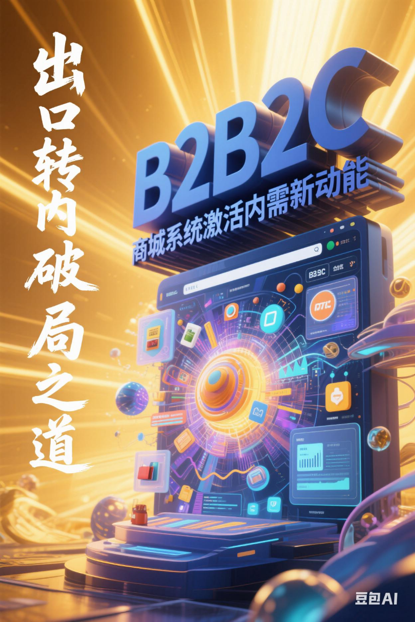 出口转内销破局之道：B2B2C商城系统激活内需新动能