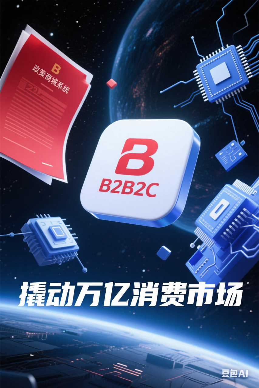 政策红利+技术赋能：B2B2C商城系统如何撬动万亿消费市场？