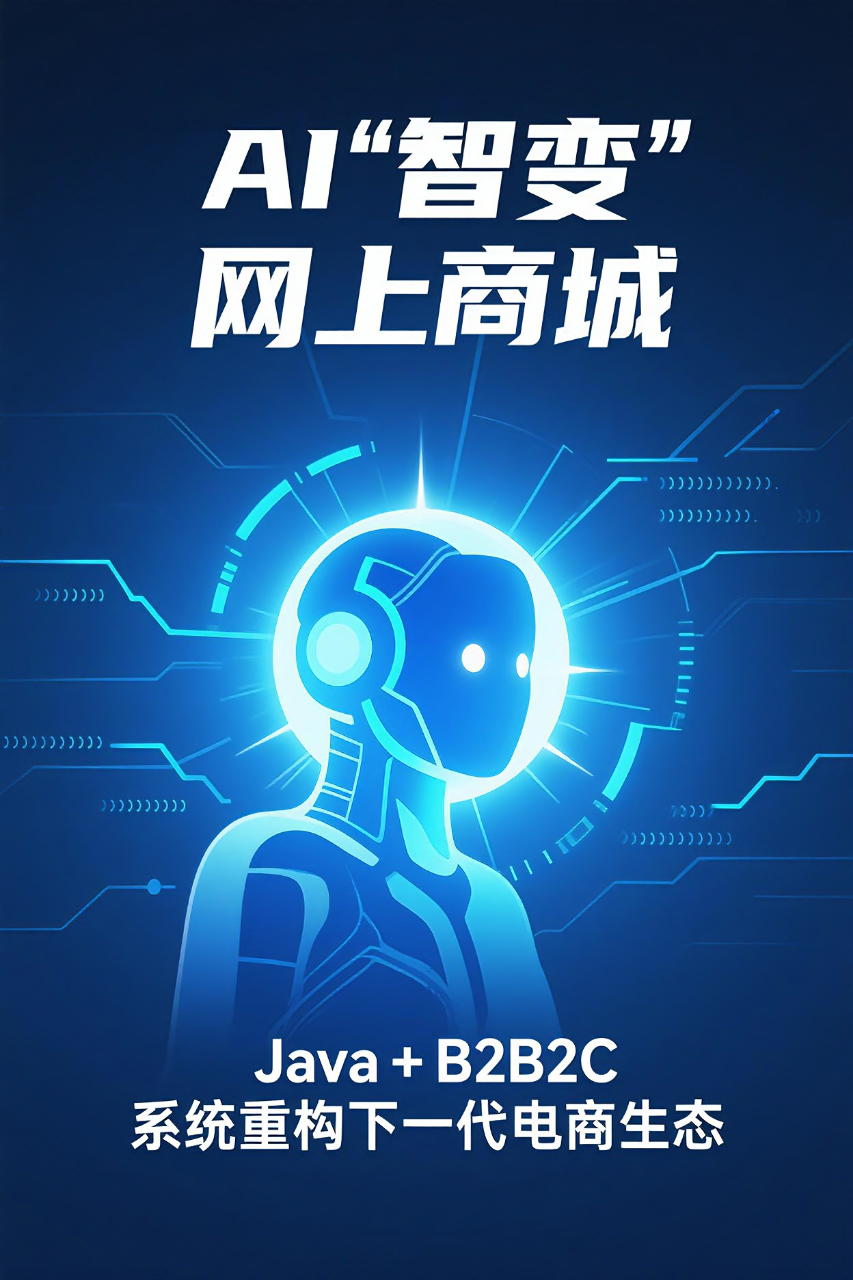 AI“智变”网上商城:Java+B2B2C系统重构下一代电商生态