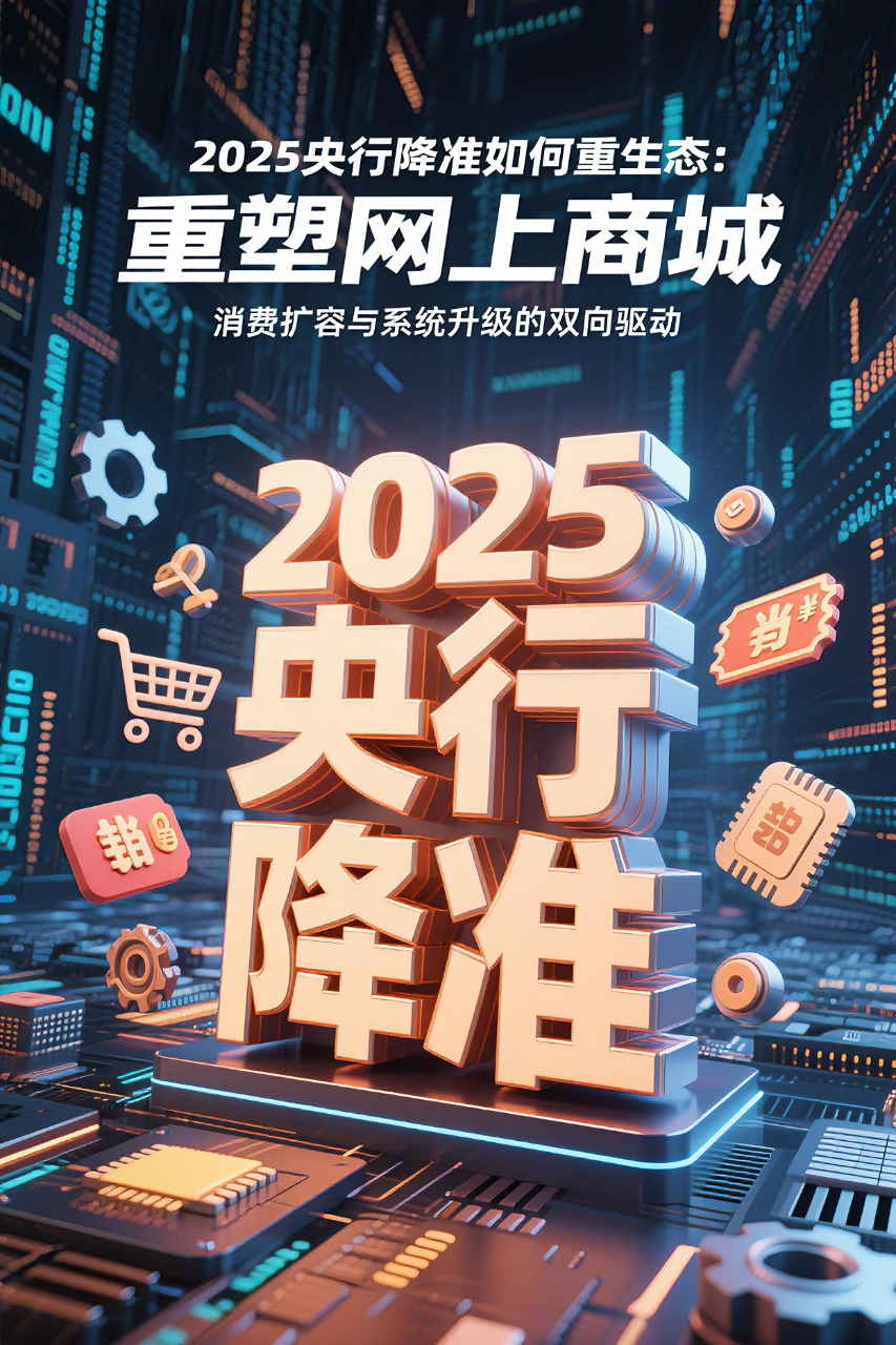 2025年央行降准如何重塑网上商城生态:消费扩容与系统升级的双向驱动