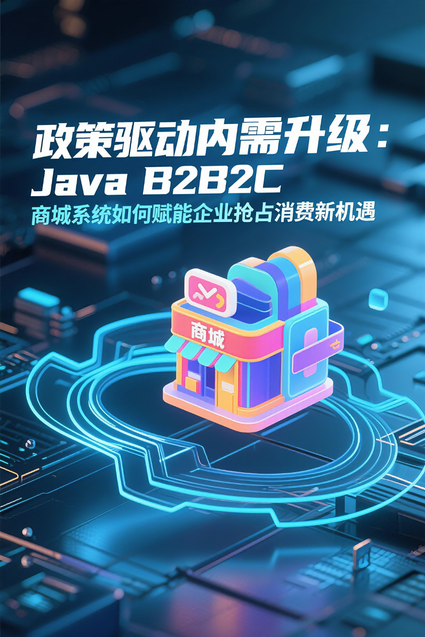 政策驱动内需升级：Java B2B2C商城系统如何赋能企业抢占消费新机遇