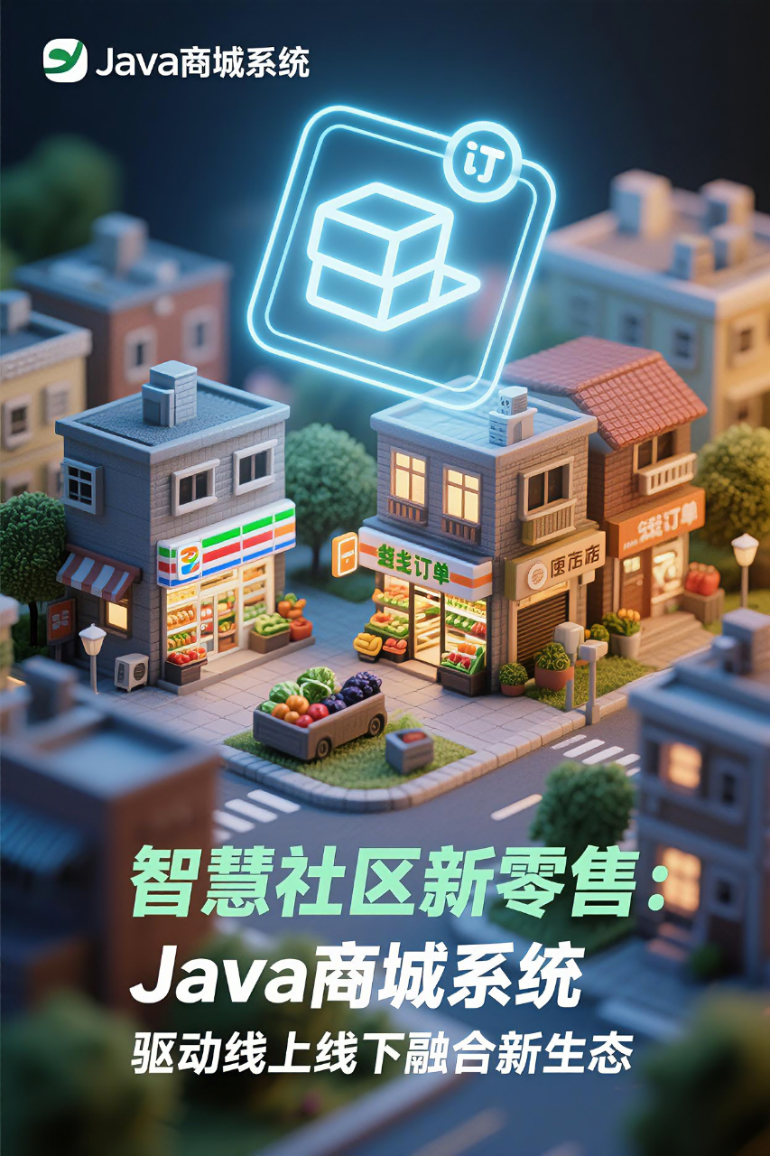 智慧社区新零售：Java商城系统驱动线上线下融合新生态