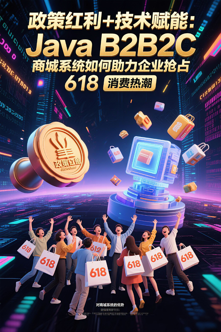政策红利+技术赋能：Java B2B2C商城系统如何助力企业抢占618消费热潮